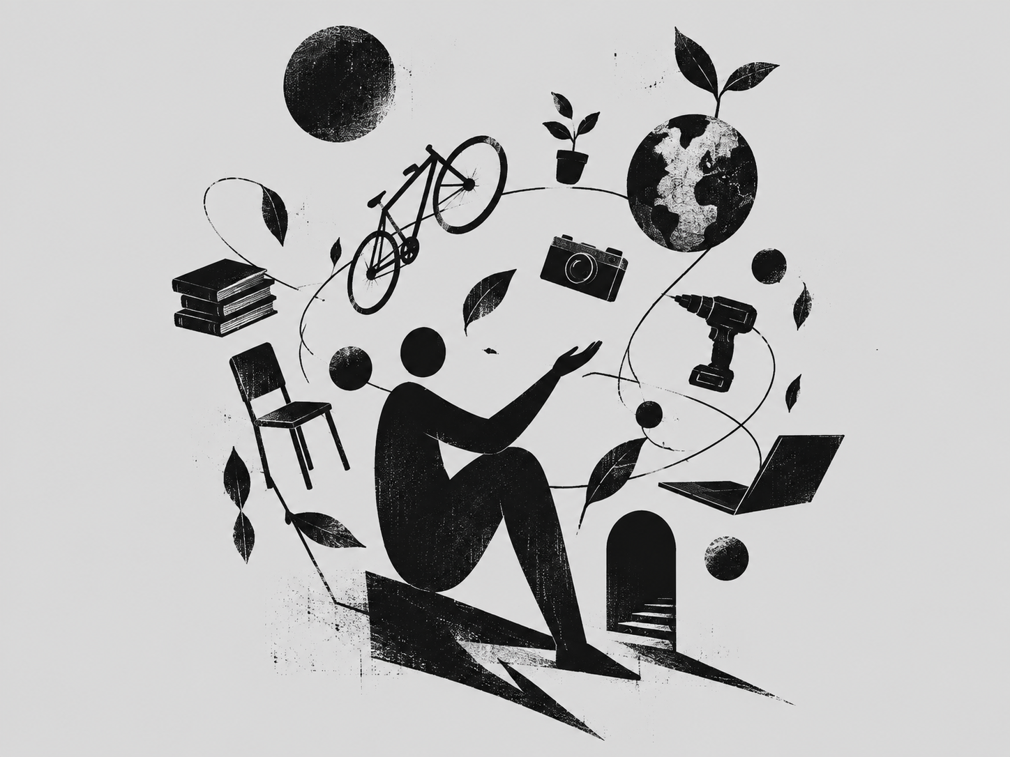 Čo je ePožičovňa - ilustrácia komunitného požičiavania
